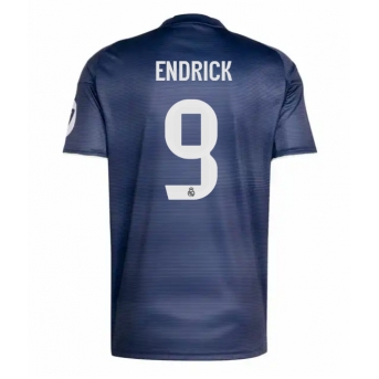 Real Madrid Endrick #9 Maglia Gara Trasferta Repliche 2025-26 Maniche Corte